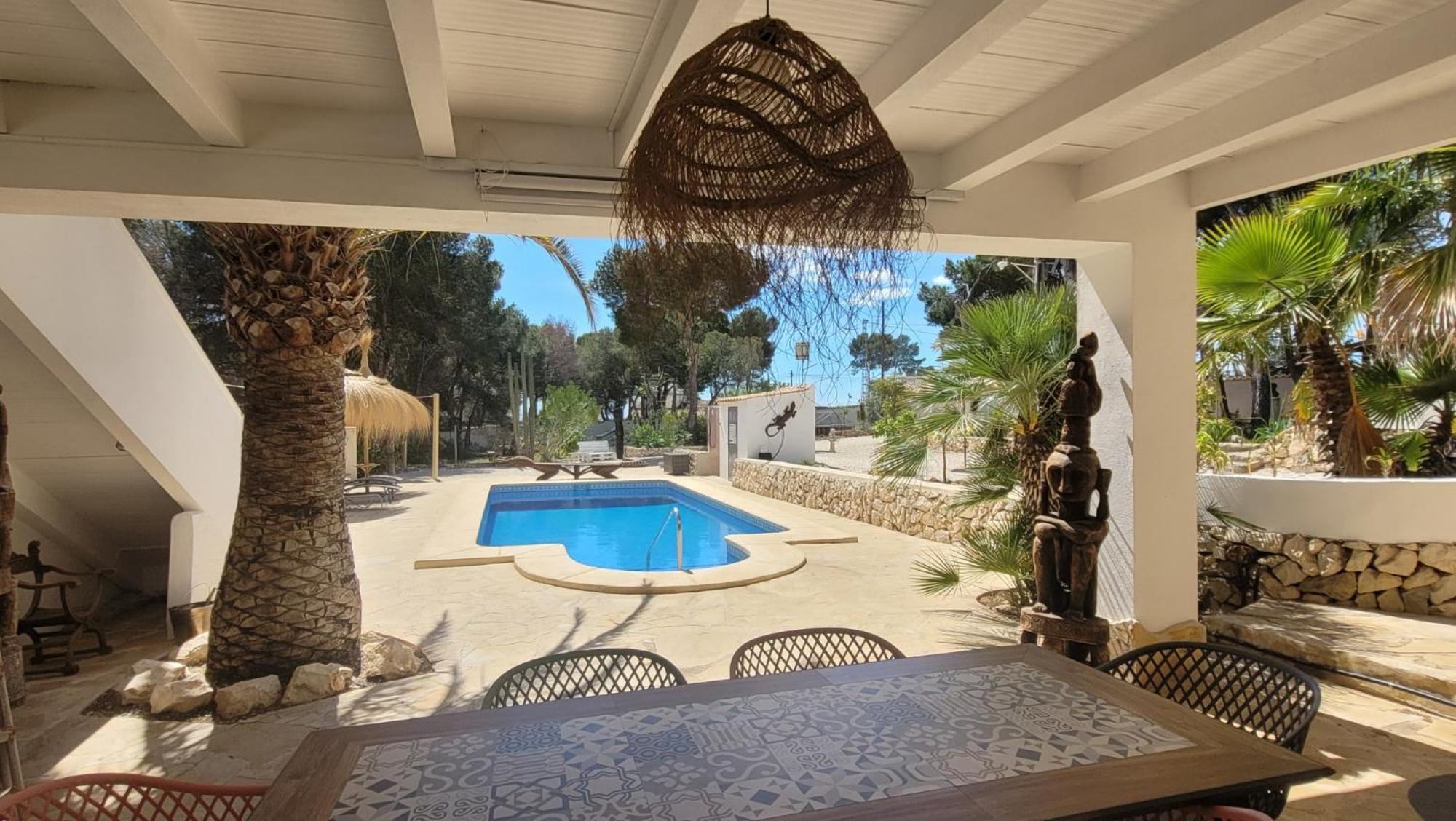 Casa Caledonia - Appartement Dans Villa Avec Jardin Arbore Et Piscine A 500 M De La Mer Benissa Exterior foto